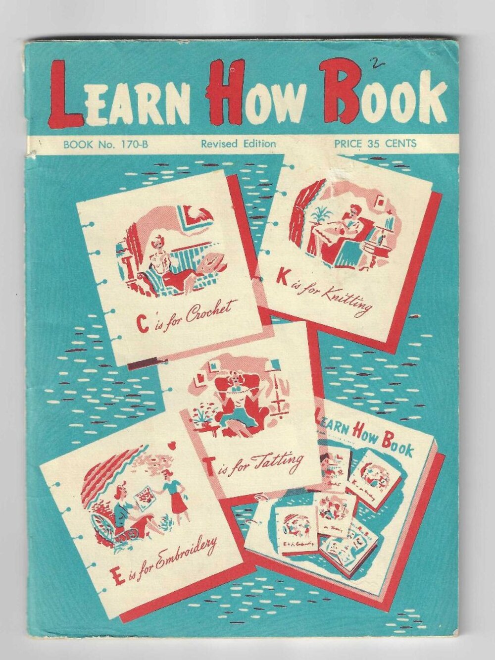 Vintage 1959 "Learn How Book" for Fabric Crafts - Good Condition